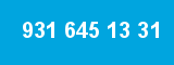 931 645 13 31